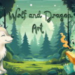 Wolf and Dragon Art