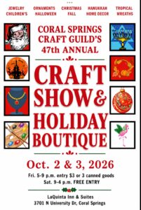 event featured coral springs craft guilds 47th annual craft show and holiday boutique 1787432192 1027x1536 1