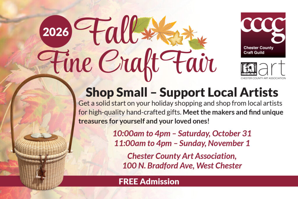 West Chester Craft Show 1 2026 CCCG Fall Craft Show 6x4 Back 1024x683 1