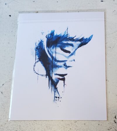 Printed Sketch - Bleeding Lip