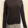 Anne Klein Black Turtleneck front
