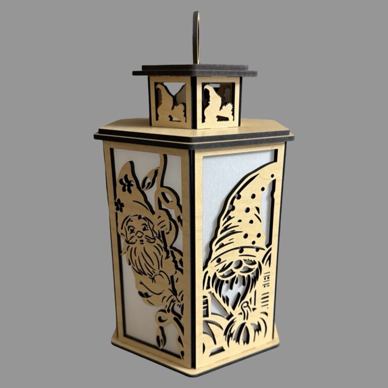 Gnome Wood Lantern 1