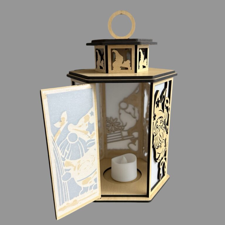Gnome Wood Lantern 2