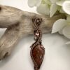 Photo of Vibrant Passion Wire Wrapped Poppy Jasper Necklace