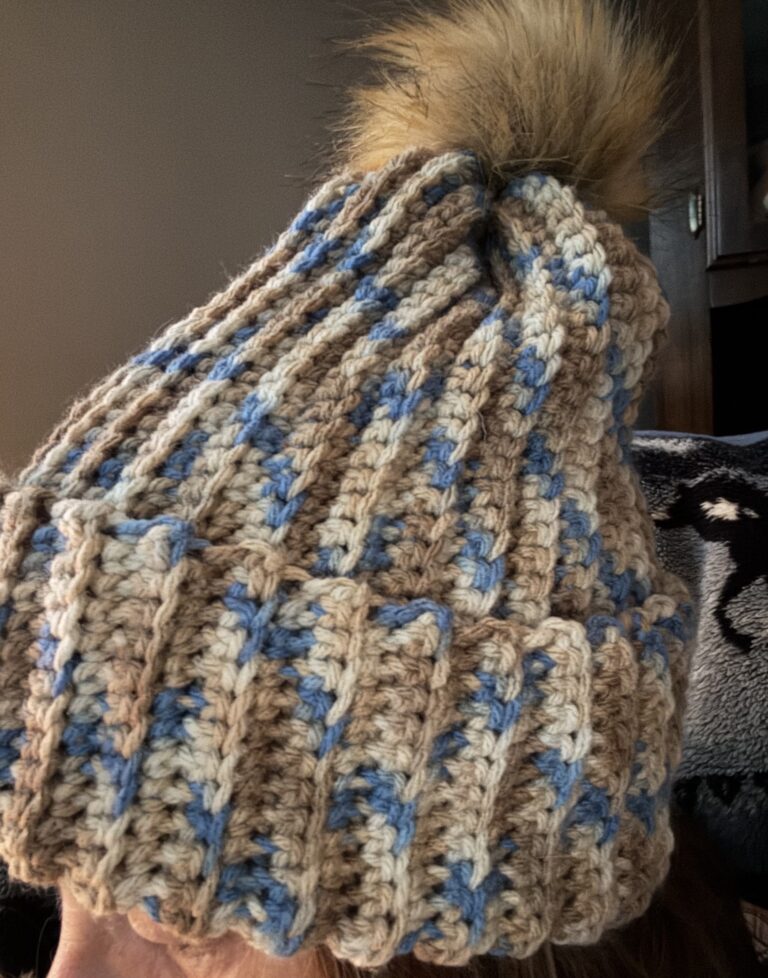 Women’s Crochet Soft & Comfy Beanie with Pom Pom 4 IMG 3196