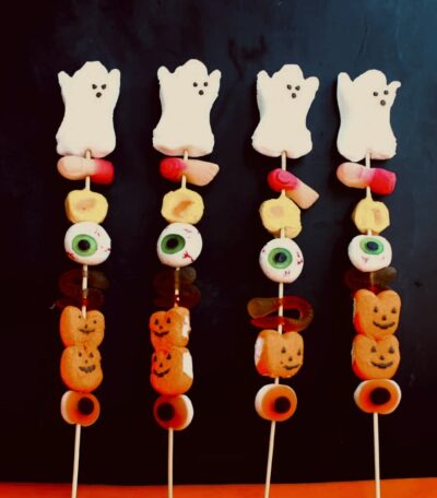 Halloween candy sticks