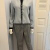Kasper suit houndstooth pant turtleneck