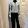Kasper suit pants turtleneck front