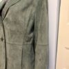 Suede jacket side slash pockets