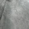 Suede jacket defect dye on front